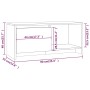 Mueble de TV madera de ingeniería gris Sonoma 90x35x40 cm en Muebles TV | Comprar online en Foru.es