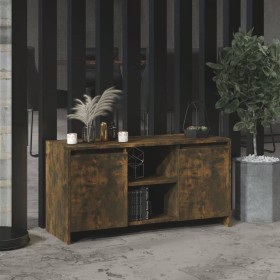 Mueble de TV madera de ingeniería roble ahumado 102x37,5x52,5cm en Muebles TV | Comprar online en Foru.es