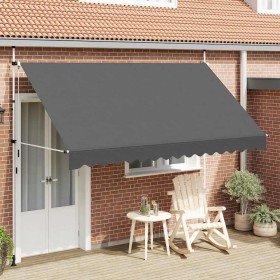 Toldo retráctil de operación manual antracita 350 cm en Toldos | Comprar online en Foru.es