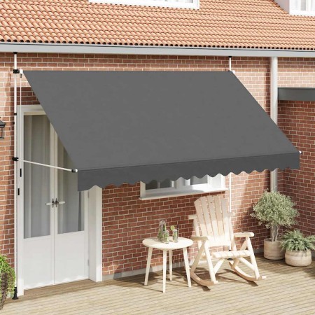 Toldo retráctil de operación manual antracita 350 cm en Toldos | Comprar online en Foru.es