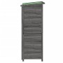 Cobertizo para herramientas jardín madera pino gris 83x57x140cm de vidaXL, Cobertizos - Ref: Foro24-172241, Precio: 187,24 €,...