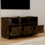 Mueble de TV madera de ingeniería roble ahumado 102x37,5x52,5cm en Muebles TV | Comprar online en Foru.es