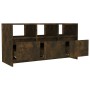 Mueble de TV madera de ingeniería roble ahumado 102x37,5x52,5cm en Muebles TV | Comprar online en Foru.es