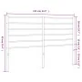 Cabecero de metal negro 135 cm de vidaXL, Cabeceros y pies de cama - Ref: Foro24-352351, Precio: 27,55 €, Descuento: %