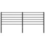 Cabecero de metal negro 180 cm de vidaXL, Cabeceros y pies de cama - Ref: Foro24-352355, Precio: 36,74 €, Descuento: %