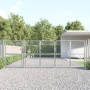 Puerta de malla de jardín acero galvanizado plateado 400x175cm de vidaXL, Puertas de jardín - Ref: Foro24-154555, Precio: 536...