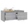 Mesa de centro madera de ingeniería gris Sonoma 90x50x41,5 cm en Mesas de centro | Comprar online en Foru.es