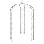 Arco de jardín acero negro Ø180x255 cm de vidaXL, Pérgolas, arcos y enrejados de jardín - Ref: Foro24-319351, Precio: 129,30 ...
