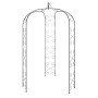 Arco de jardín acero negro Ø180x255 cm de vidaXL, Pérgolas, arcos y enrejados de jardín - Ref: Foro24-319351, Precio: 105,94 ...