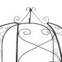 Arco de jardín acero negro Ø180x255 cm de vidaXL, Pérgolas, arcos y enrejados de jardín - Ref: Foro24-319351, Precio: 105,94 ...