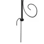Arco de jardín acero negro Ø180x255 cm de vidaXL, Pérgolas, arcos y enrejados de jardín - Ref: Foro24-319351, Precio: 129,30 ...