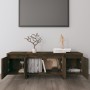 Mueble de TV madera contrachapada roble ahumado 120x30x40,5 cm en Muebles TV | Comprar online en Foru.es