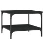 Mesa de centro madera de ingeniería negro 55x55x40 cm de vidaXL, Mesas de centro - Ref: Foro24-832828, Precio: 41,55 €, Descu...