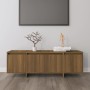 Mueble para TV madera contrachapada marrón roble 120x30x40,5 cm en Muebles TV | Comprar online en Foru.es