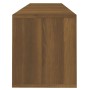Mueble para TV madera contrachapada marrón roble 120x30x40,5 cm en Muebles TV | Comprar online en Foru.es