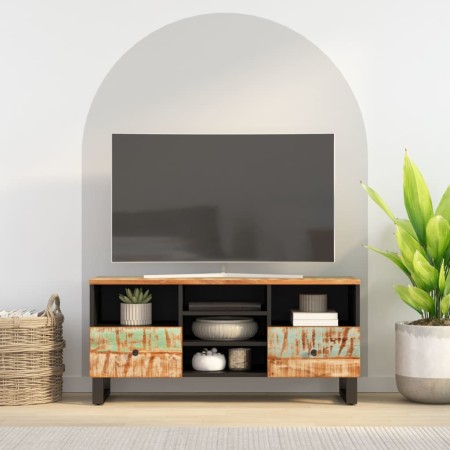 Mueble de TV madera reciclada madera de ingeniería 100x33x46 cm de vidaXL, Muebles TV - Ref: Foro24-351980, Precio: 103,53 €,...