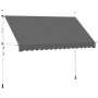 Toldo retráctil de operación manual antracita 350 cm en Toldos | Comprar online en Foru.es