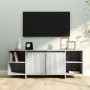 Mueble de TV madera de ingeniería gris Sonoma 130x35x50 cm en Muebles TV | Comprar online en Foru.es