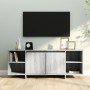 Mueble de TV madera de ingeniería gris Sonoma 130x35x50 cm en Muebles TV | Comprar online en Foru.es
