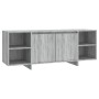 Mueble de TV madera de ingeniería gris Sonoma 130x35x50 cm en Muebles TV | Comprar online en Foru.es