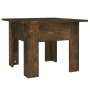 Mesa de centro madera de ingeniería roble ahumado 55x55x42 cm en Mesas de centro | Comprar online en Foru.es