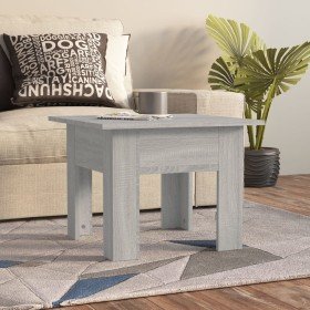 Mesa de centro madera de ingeniería gris Sonoma 55x55x42 cm en Mesas de centro | Comprar online en Foru.es