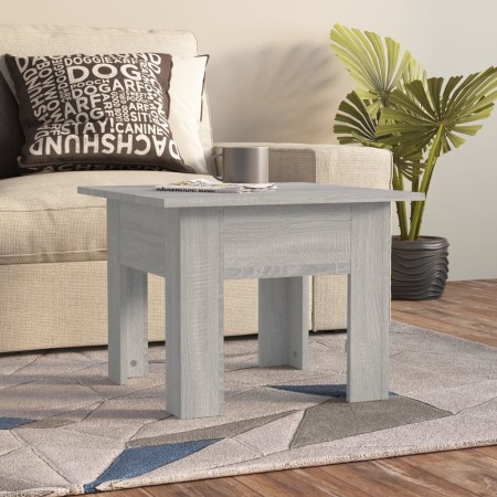 Mesa de centro madera de ingeniería gris Sonoma 55x55x42 cm en Mesas de centro | Comprar online en Foru.es