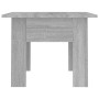Mesa de centro madera de ingeniería gris Sonoma 55x55x42 cm en Mesas de centro | Comprar online en Foru.es