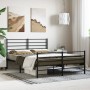 Estructura de cama con cabecero y pie metal negro 120x190 cm de vidaXL, Camas y somieres - Ref: Foro24-352334, Precio: 86,77 ...