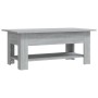 Mesa de centro madera de ingeniería gris Sonoma 102x55x42 cm en Mesas de centro | Comprar online en Foru.es