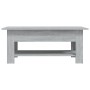 Mesa de centro madera de ingeniería gris Sonoma 102x55x42 cm en Mesas de centro | Comprar online en Foru.es