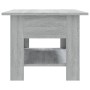 Mesa de centro madera de ingeniería gris Sonoma 102x55x42 cm en Mesas de centro | Comprar online en Foru.es