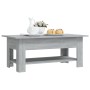 Mesa de centro madera de ingeniería gris Sonoma 102x55x42 cm en Mesas de centro | Comprar online en Foru.es