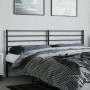 Cabecero de metal negro 200 cm de vidaXL, Cabeceros y pies de cama - Ref: Foro24-352357, Precio: 32,74 €, Descuento: %