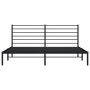 Estructura de cama con cabecero metal negro 183x213 cm de vidaXL, Camas y somieres - Ref: Foro24-352324, Precio: 101,01 €, De...