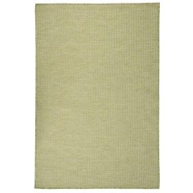 Alfombra de exterior de tejido plano verde 120x170 cm de vidaXL, Alfombras - Ref: Foro24-340809, Precio: 38,93 €, Descuento: %