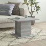 Mesa de centro madera de ingeniería gris Sonoma 55,5x55,5x40 cm en Mesas de centro | Comprar online en Foru.es
