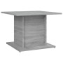 Mesa de centro madera de ingeniería gris Sonoma 55,5x55,5x40 cm en Mesas de centro | Comprar online en Foru.es
