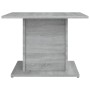 Mesa de centro madera de ingeniería gris Sonoma 55,5x55,5x40 cm en Mesas de centro | Comprar online en Foru.es