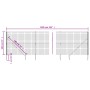 Cerca de alambre con pinchos de anclaje gris antracita 1,8x10 m de vidaXL, Paneles de vallas - Ref: Foro24-154277, Precio: 12...