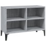 Mueble de TV con patas de metal gris Sonoma 69,5x30x50 cm en Muebles TV | Comprar online en Foru.es