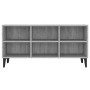 Mueble de TV con patas de metal gris Sonoma 103,5x30x50 cm en Muebles TV | Comprar online en Foru.es