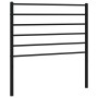 Cabecero de metal negro 100 cm de vidaXL, Cabeceros y pies de cama - Ref: Foro24-352348, Precio: 21,73 €, Descuento: %