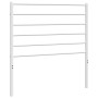 Cabecero de metal blanco 100 cm de vidaXL, Cabeceros y pies de cama - Ref: Foro24-352397, Precio: 23,07 €, Descuento: %