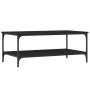 Mesa de centro madera de ingeniería negro 100x55x40 cm de vidaXL, Mesas de centro - Ref: Foro24-832833, Precio: 56,69 €, Desc...