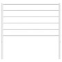 Cabecero de metal blanco 100 cm de vidaXL, Cabeceros y pies de cama - Ref: Foro24-352397, Precio: 23,07 €, Descuento: %
