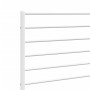 Cabecero de metal blanco 100 cm de vidaXL, Cabeceros y pies de cama - Ref: Foro24-352397, Precio: 23,07 €, Descuento: %