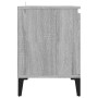 Mueble de TV con patas de metal gris Sonoma 103,5x35x50 cm en Muebles TV | Comprar online en Foru.es