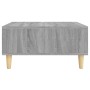 Mesa de centro madera de ingeniería gris Sonoma 60x60x30 cm en Mesas de centro | Comprar online en Foru.es