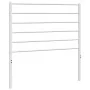 White metal headboard 80 cm by vidaXL, Headboards and footboards - Ref: Foro24-352395, Price: 21,90 €, Discount: %